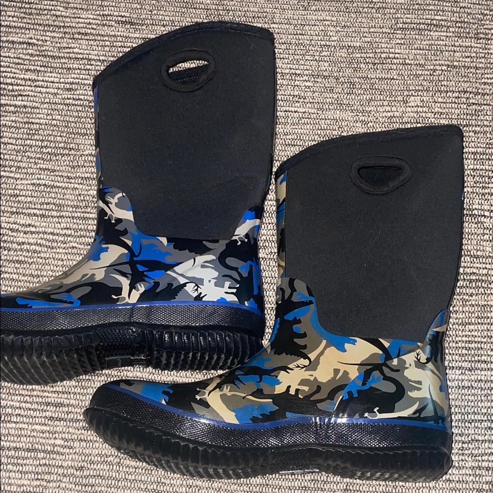 Kids Camouflage Boots